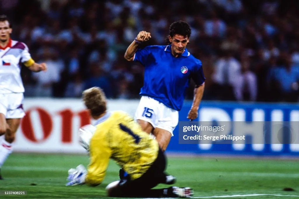 Baggio'nun slalom golü